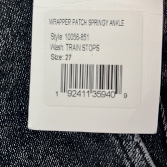 MOTHER- The Wrapper Patch Springy Ankle in Train Stops - Picture 12 of 17